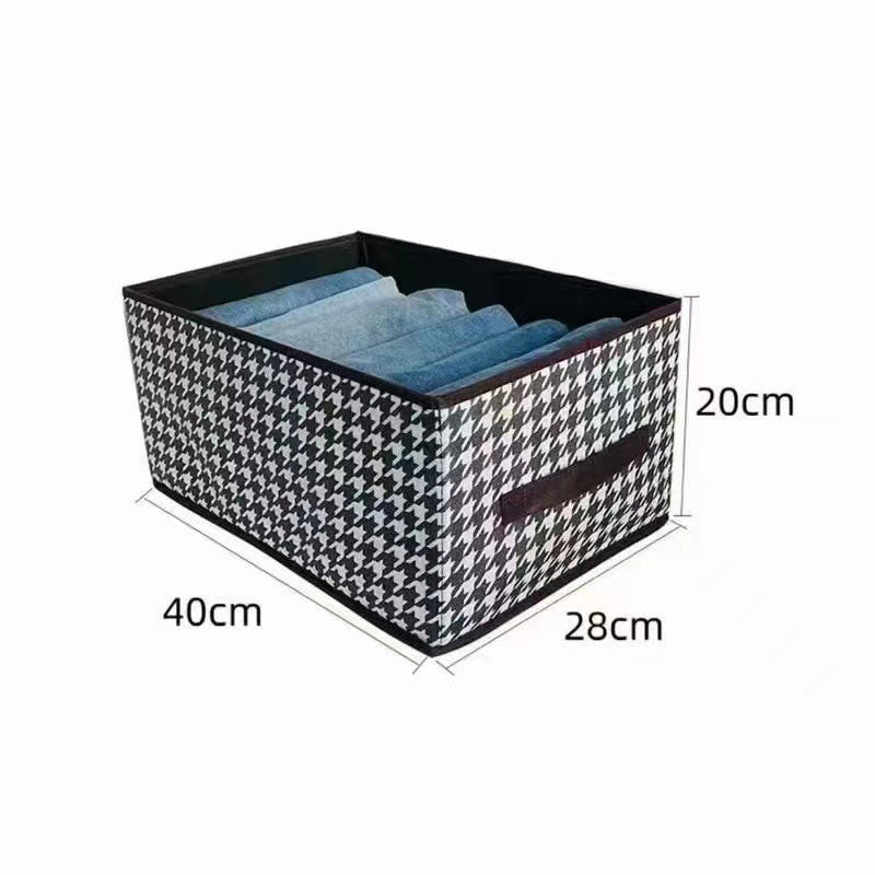 Houndstooth Storage Box