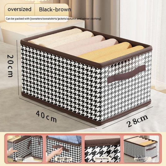 Houndstooth Storage Box