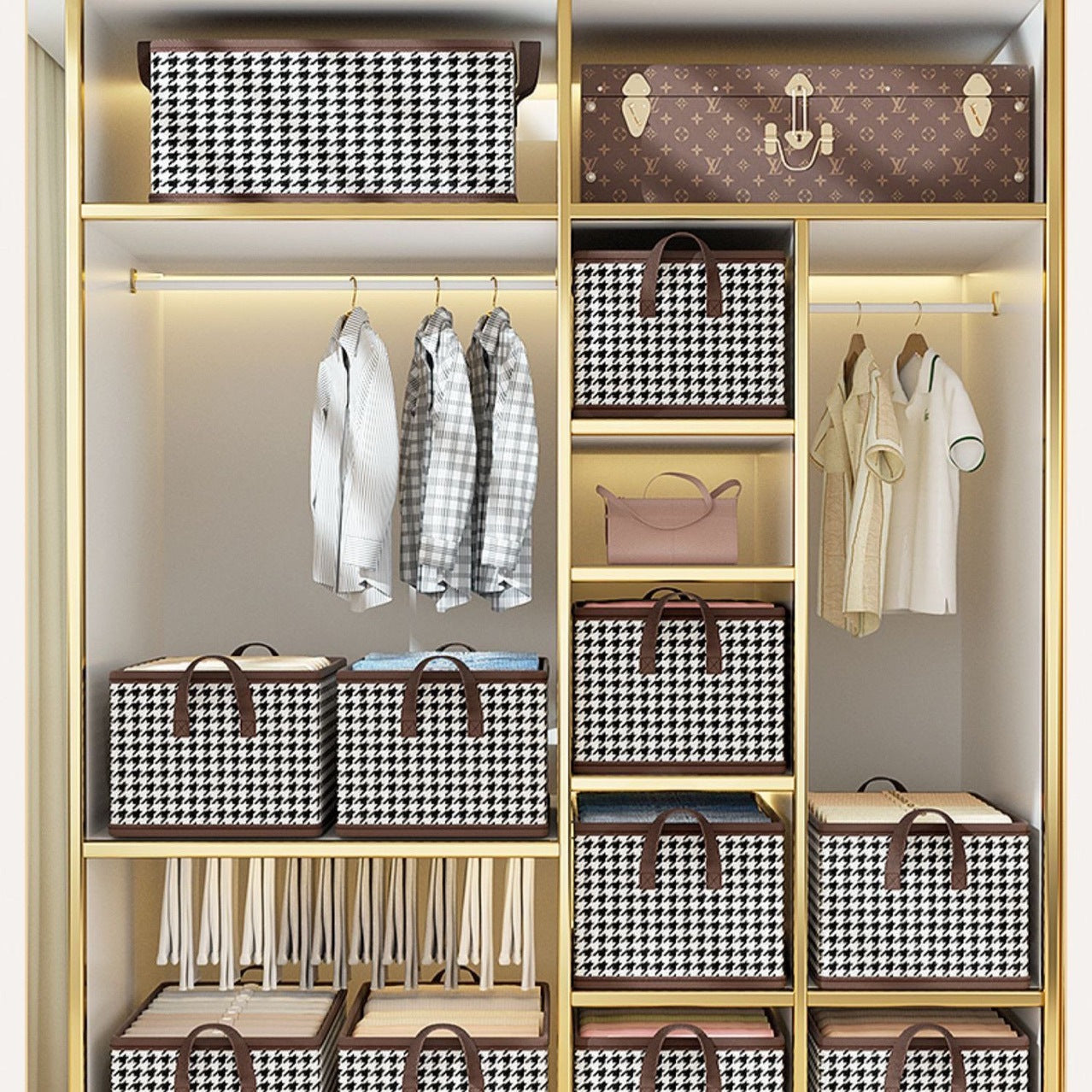 Houndstooth Storage Box